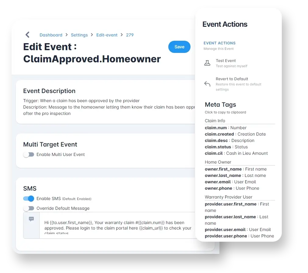 Home warranty management 3 A screenshot of a web page