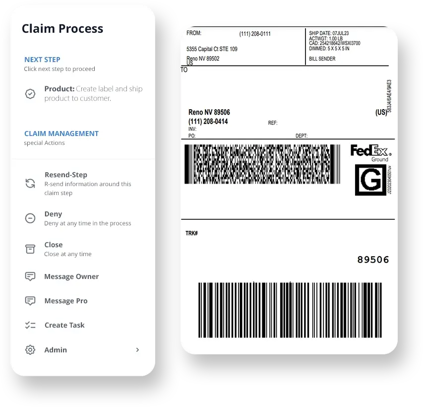 Manufacturer warranty software