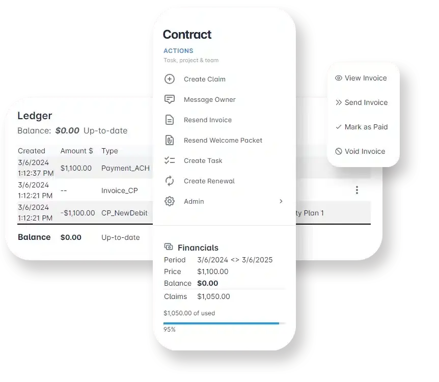 Claims management 2 A screenshot of a phone